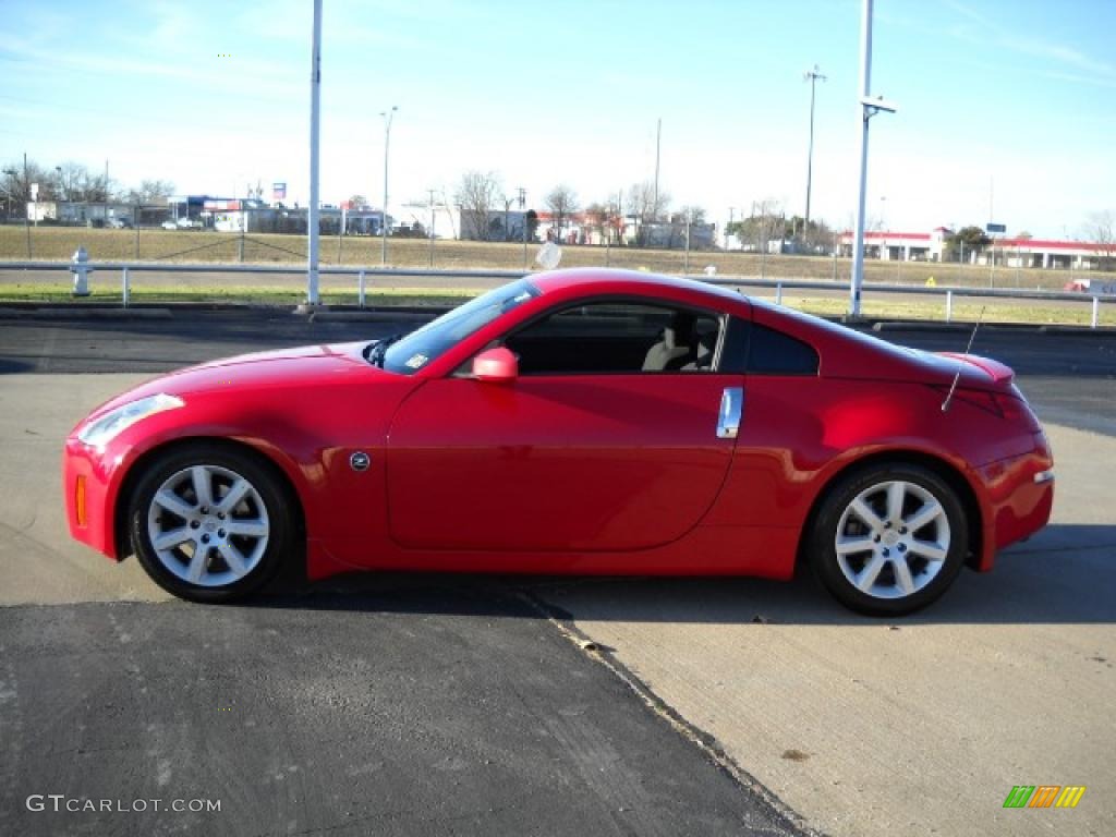 2004 350Z Coupe - Redline / Carbon Black photo #1