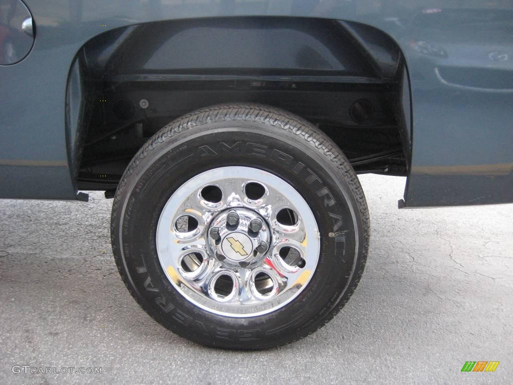 2010 Silverado 1500 LS Crew Cab - Blue Granite Metallic / Dark Titanium photo #6
