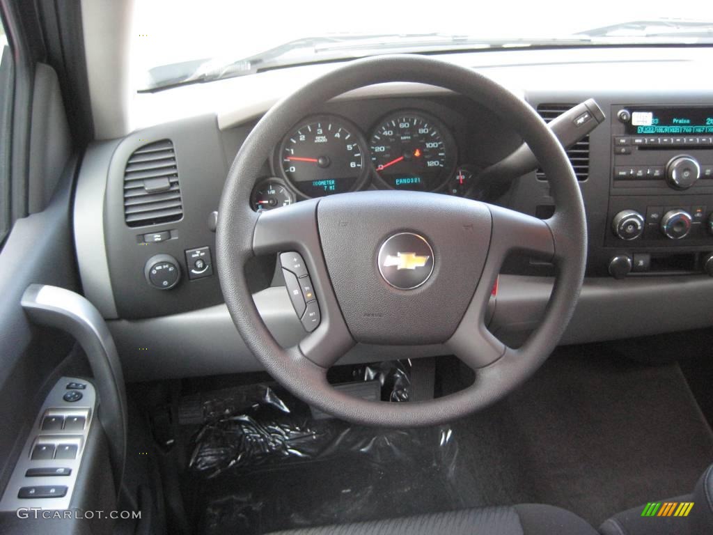 2010 Silverado 1500 LS Crew Cab - Blue Granite Metallic / Dark Titanium photo #8