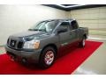 2005 Smoke Gray Nissan Titan XE Crew Cab  photo #3