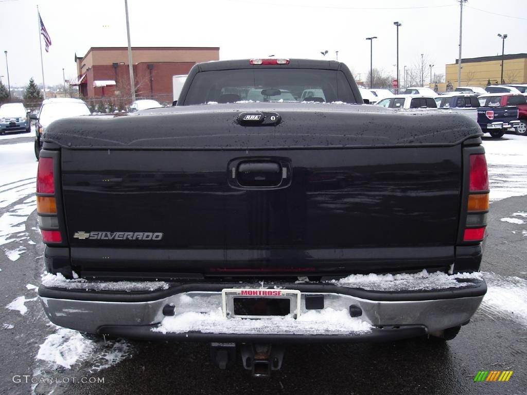 2007 Silverado 3500HD Classic LT Crew Cab 4x4 Dually - Black / Dark Charcoal photo #4