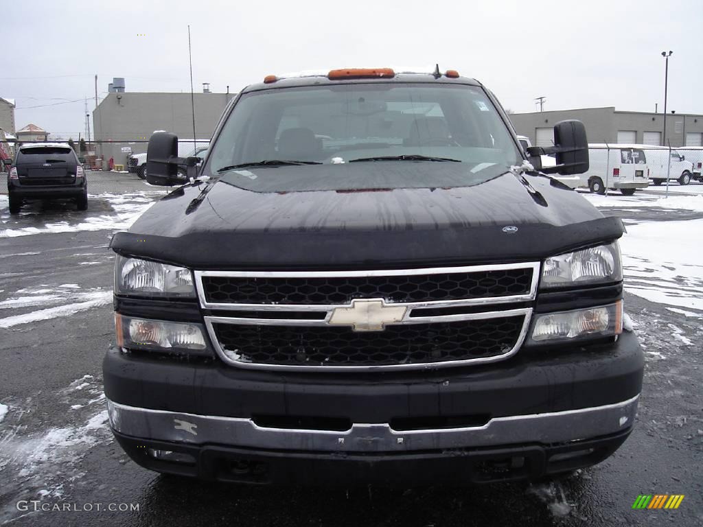 2007 Silverado 3500HD Classic LT Crew Cab 4x4 Dually - Black / Dark Charcoal photo #8