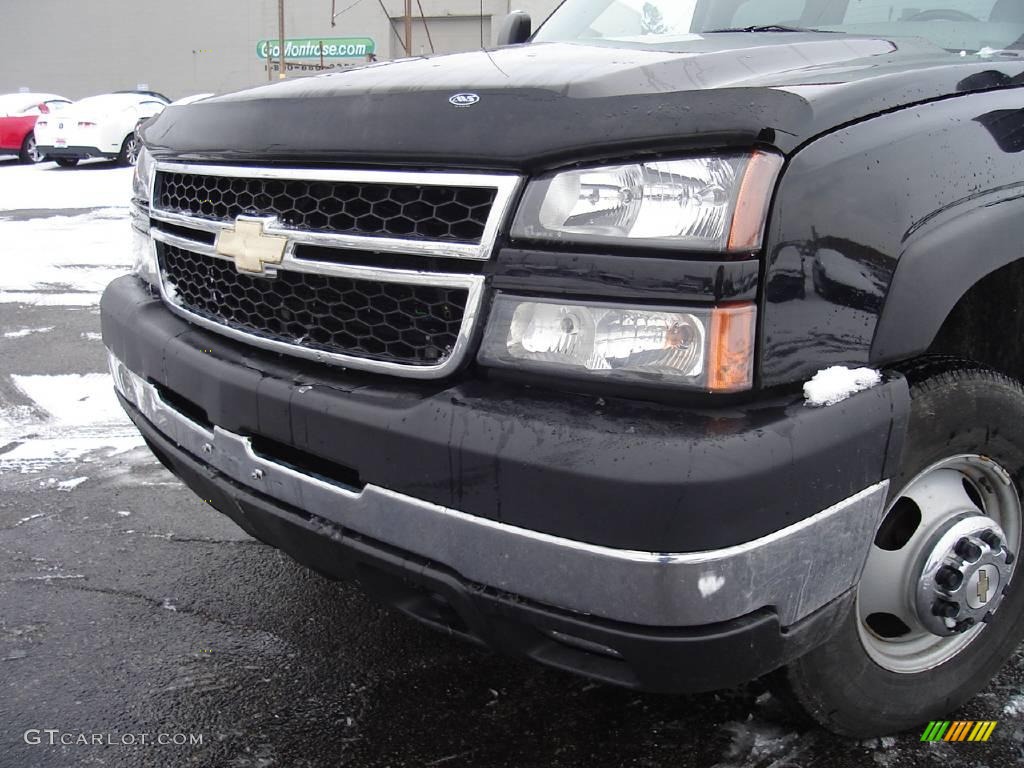 2007 Silverado 3500HD Classic LT Crew Cab 4x4 Dually - Black / Dark Charcoal photo #9