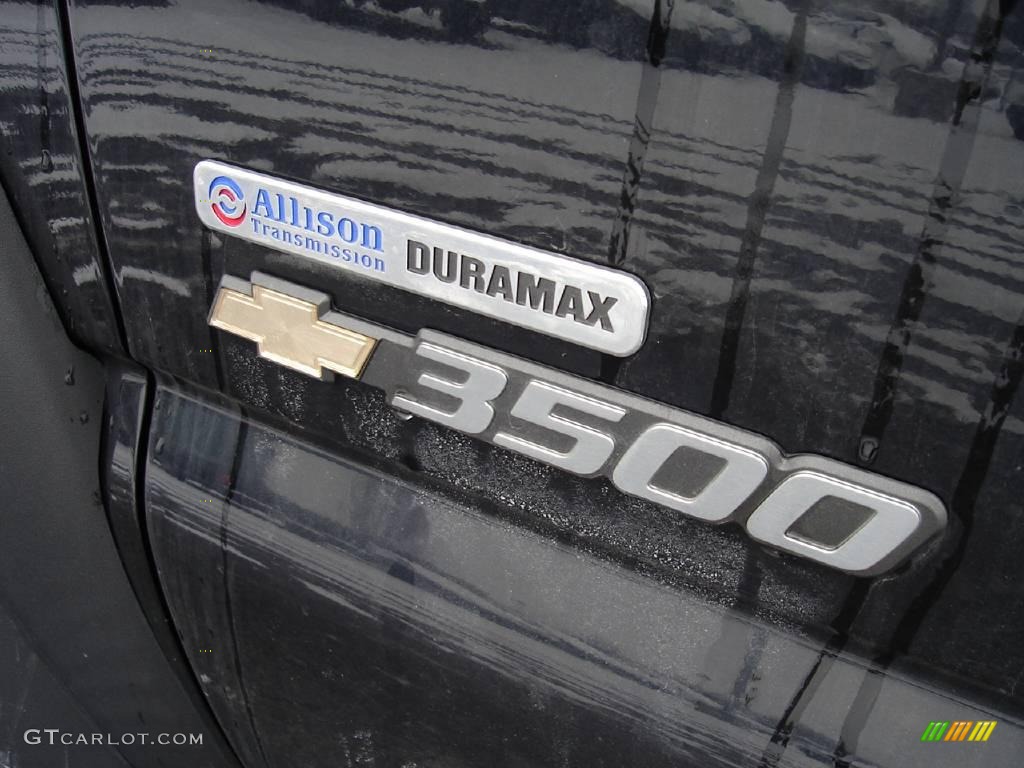 2007 Silverado 3500HD Classic LT Crew Cab 4x4 Dually - Black / Dark Charcoal photo #14