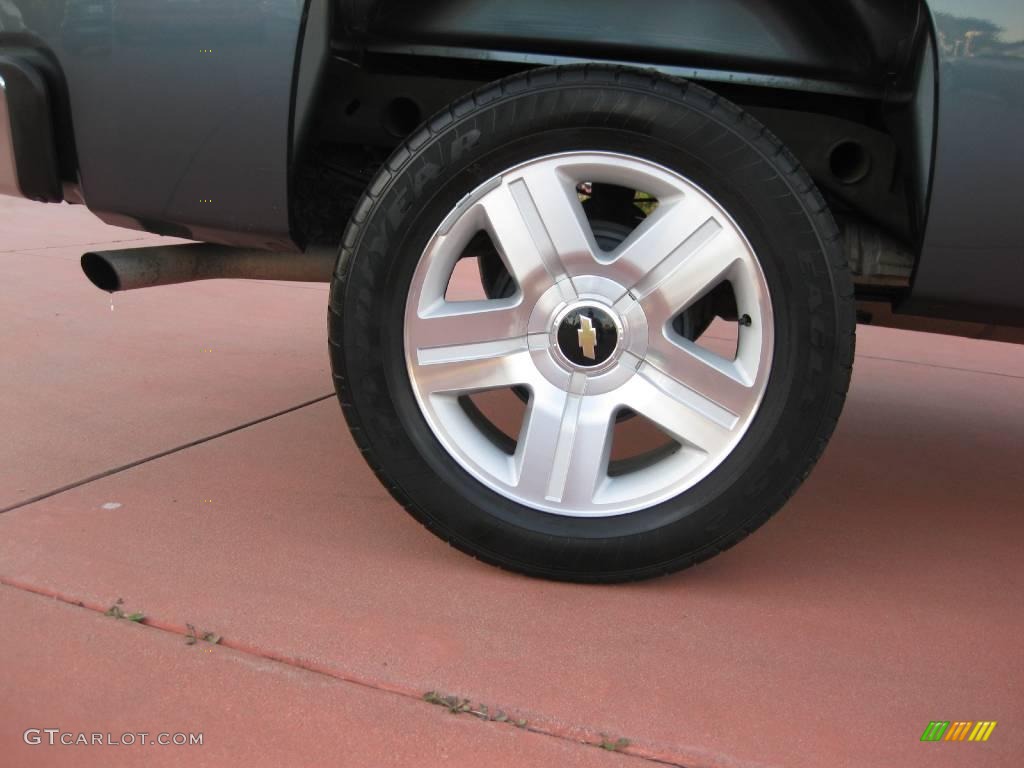 2007 Silverado 1500 LT Extended Cab 4x4 - Blue Granite Metallic / Light Titanium/Ebony Black photo #10