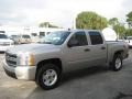 2007 Silver Birch Metallic Chevrolet Silverado 1500 LT Crew Cab 4x4  photo #3