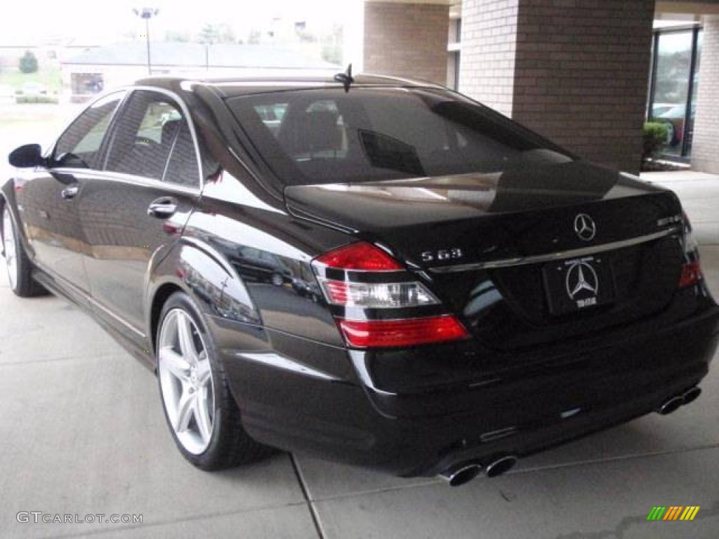 2008 S 63 AMG Sedan - Black / Black photo #9