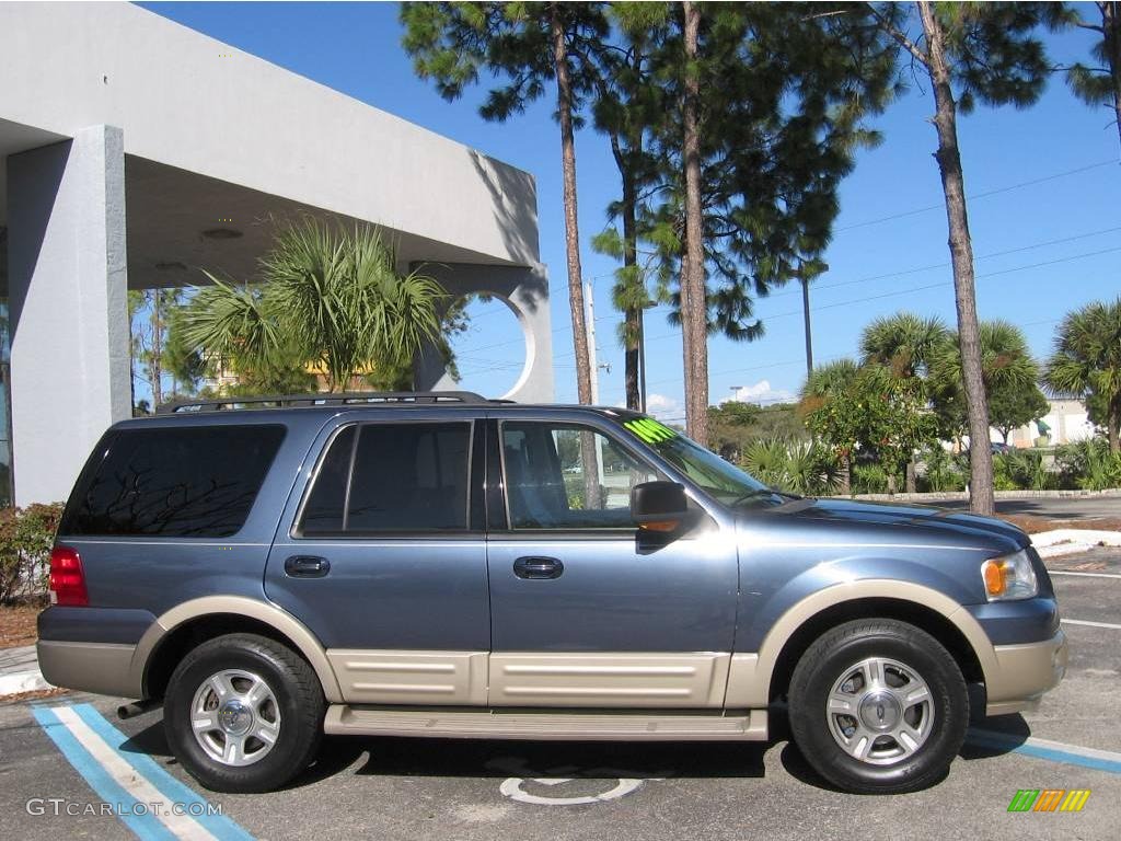 2006 Expedition Eddie Bauer - Medium Wedgewood Blue Metallic / Medium Parchment photo #2