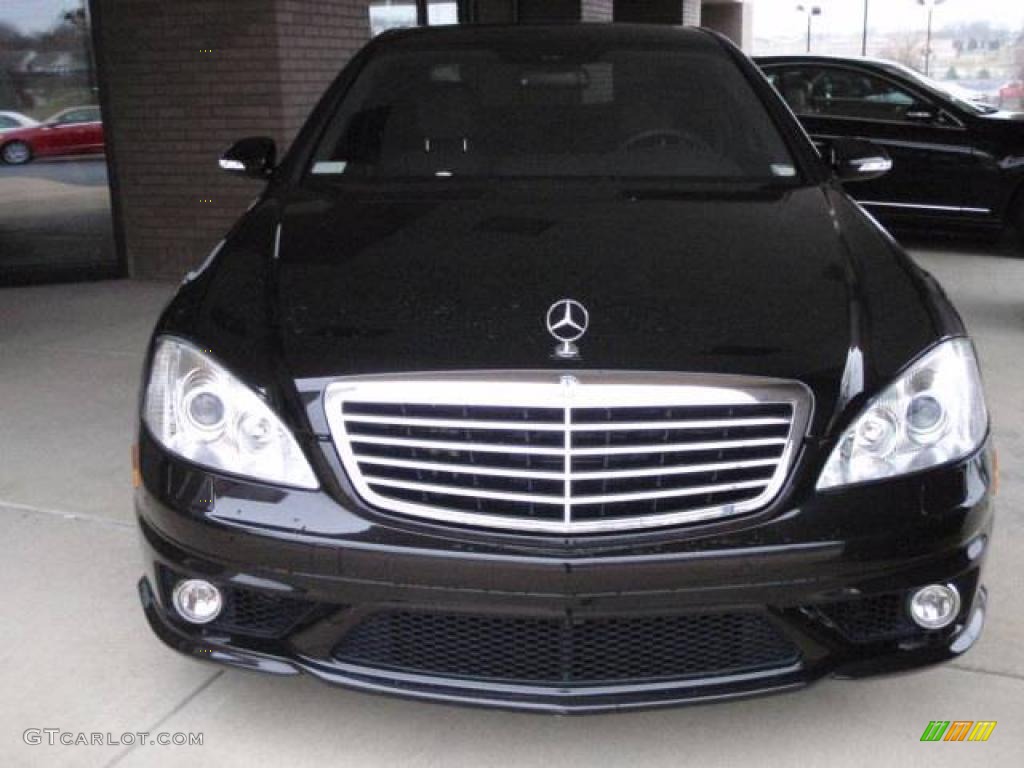 2008 S 63 AMG Sedan - Black / Black photo #15