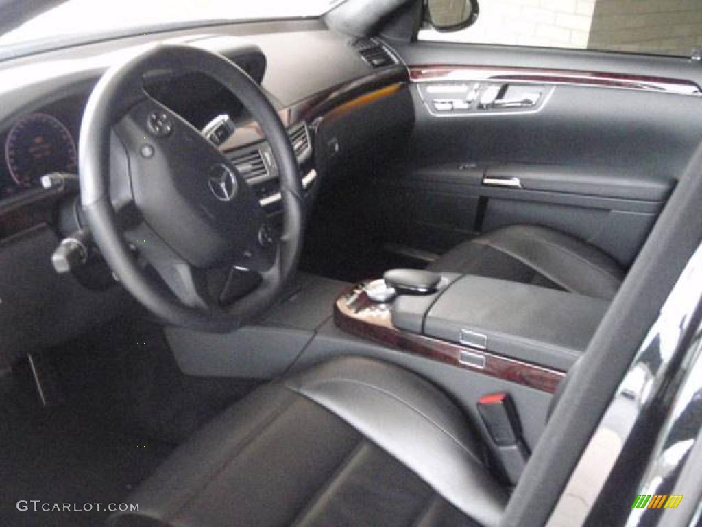 2008 S 63 AMG Sedan - Black / Black photo #17
