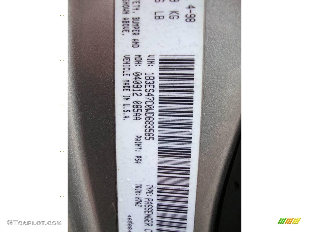 1998 Neon Highline Sedan - Bright Platinum Metallic / Agate photo #13