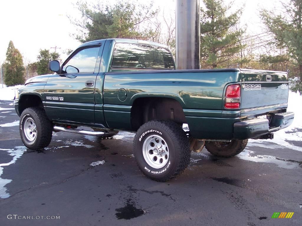2000 Ram 1500 Sport Regular Cab - Forest Green Pearlcoat / Mist Gray photo #5