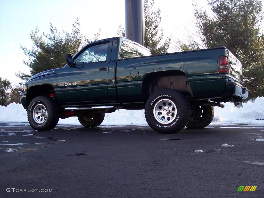 2000 Ram 1500 Sport Regular Cab - Forest Green Pearlcoat / Mist Gray photo #9