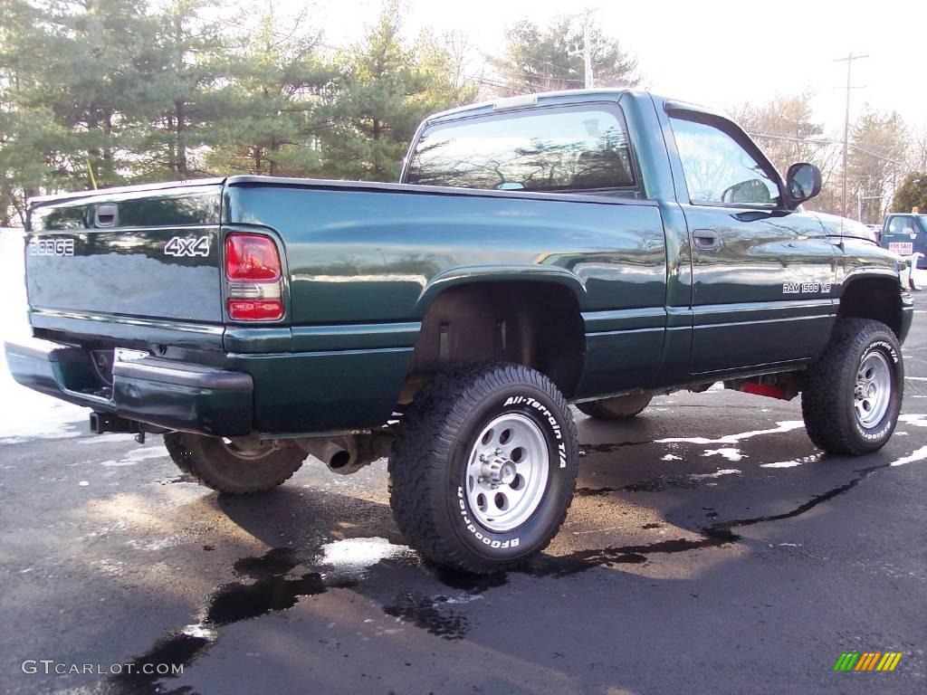 2000 Ram 1500 Sport Regular Cab - Forest Green Pearlcoat / Mist Gray photo #20