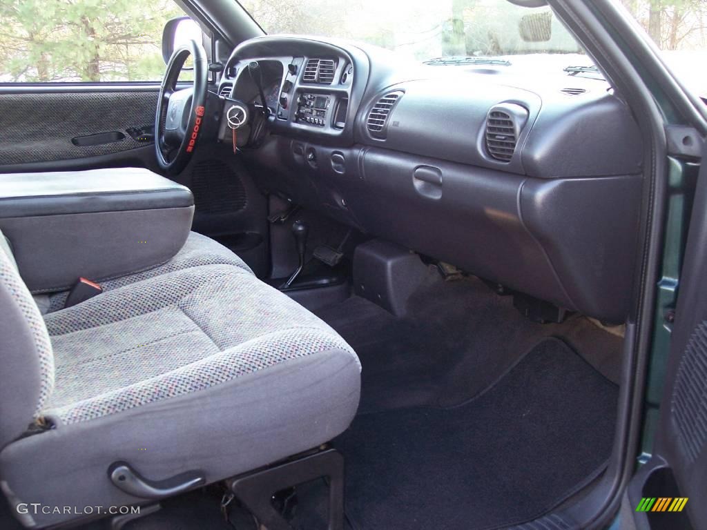 2000 Ram 1500 Sport Regular Cab - Forest Green Pearlcoat / Mist Gray photo #29
