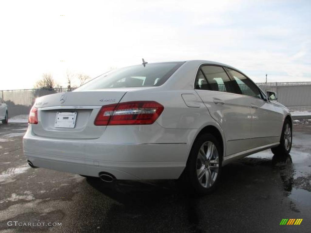 2010 E 350 4Matic Sedan - Arctic White / Almond Beige photo #3