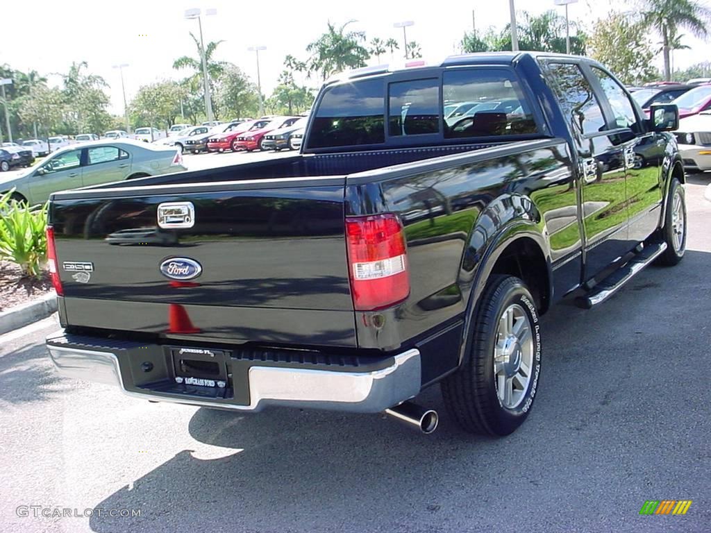 2006 F150 Lariat SuperCrew - Black / Black photo #3