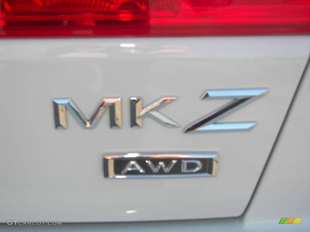 2008 MKZ AWD Sedan - White Suede / Sand photo #8