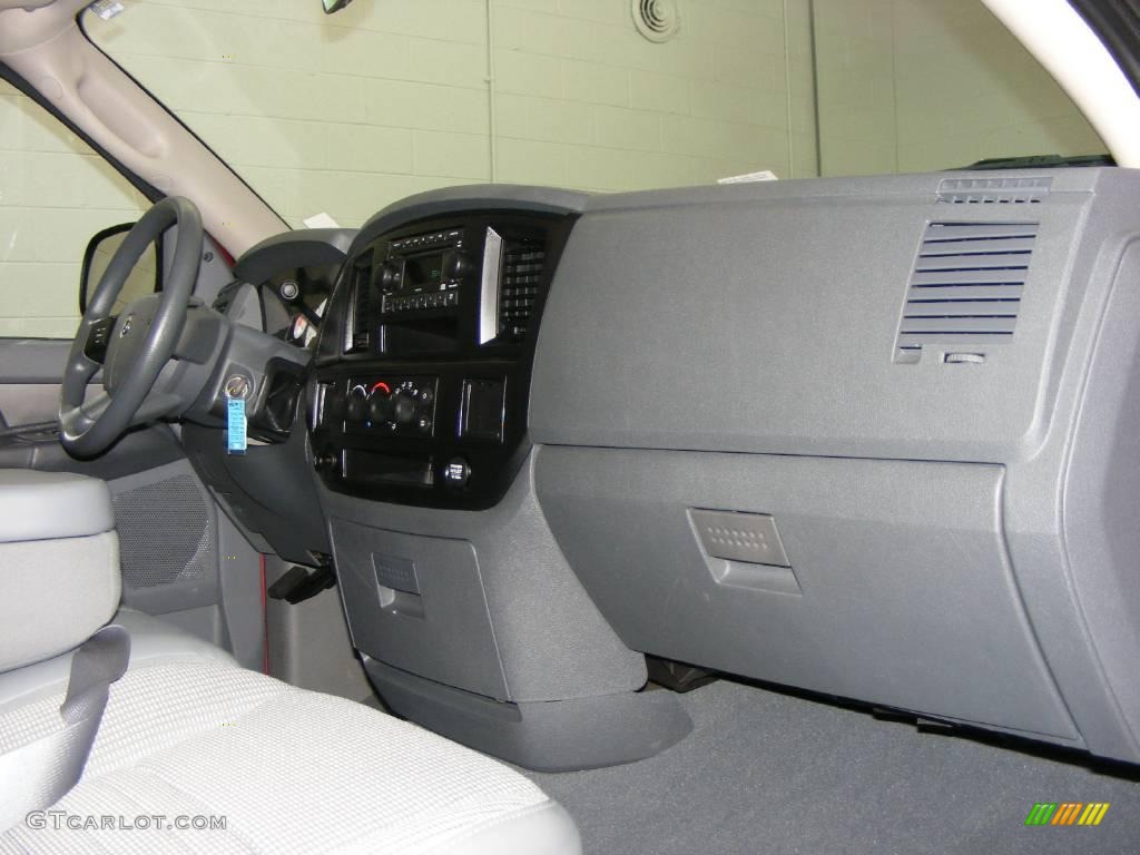 2007 Ram 1500 SXT Quad Cab - Inferno Red Crystal Pearl / Medium Slate Gray photo #16