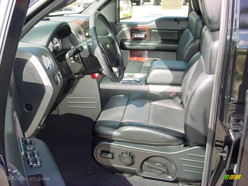 2006 F150 Lariat SuperCrew - Black / Black photo #10