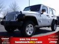 2010 Bright Silver Metallic Jeep Wrangler Unlimited Sport 4x4  photo #1