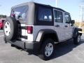 2010 Bright Silver Metallic Jeep Wrangler Unlimited Sport 4x4  photo #3