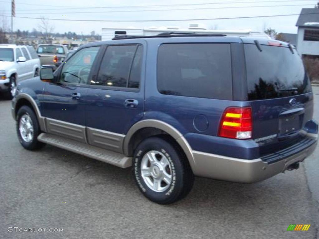 2003 Expedition Eddie Bauer 4x4 - Medium Wedgewood Blue Metallic / Medium Parchment photo #8