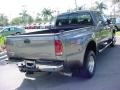 2007 Dark Shadow Grey Metallic Ford F350 Super Duty Lariat Crew Cab 4x4 Dually  photo #3