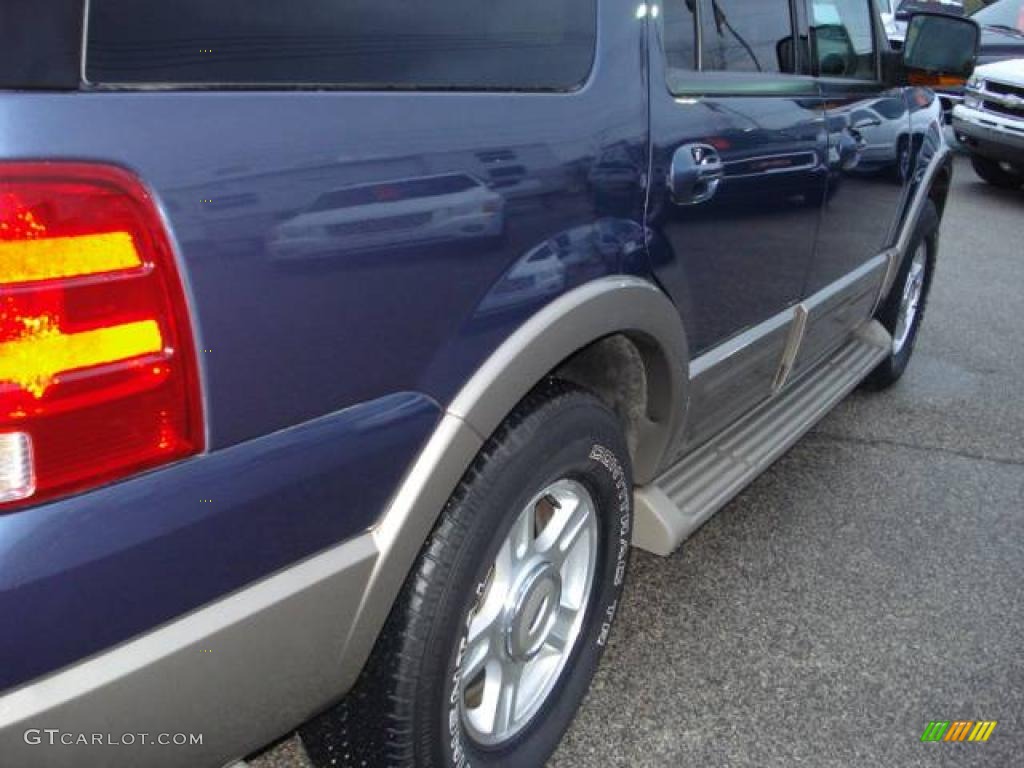 2003 Expedition Eddie Bauer 4x4 - Medium Wedgewood Blue Metallic / Medium Parchment photo #13