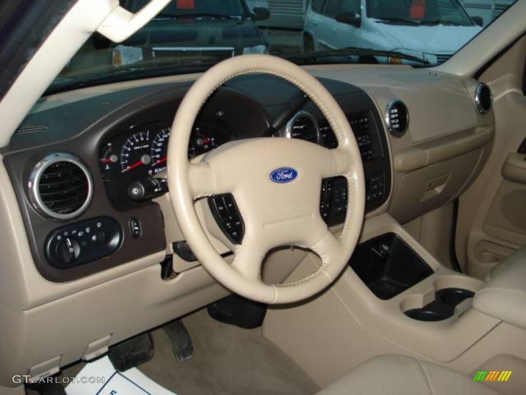 2003 Expedition Eddie Bauer 4x4 - Medium Wedgewood Blue Metallic / Medium Parchment photo #19