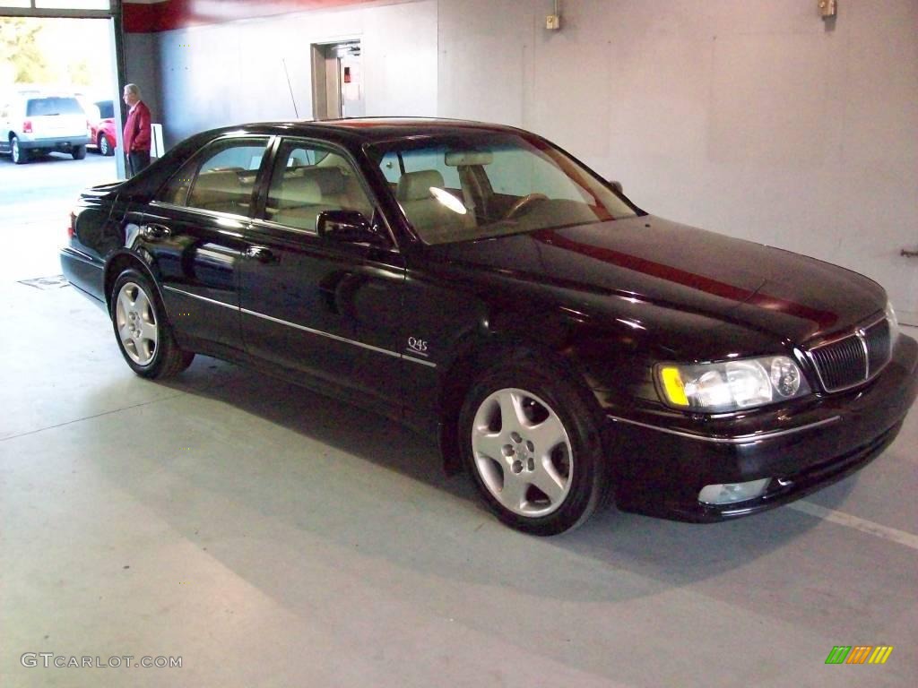 2000 Q 45 Anniversary Edition - Black Obsidian / Beige photo #2
