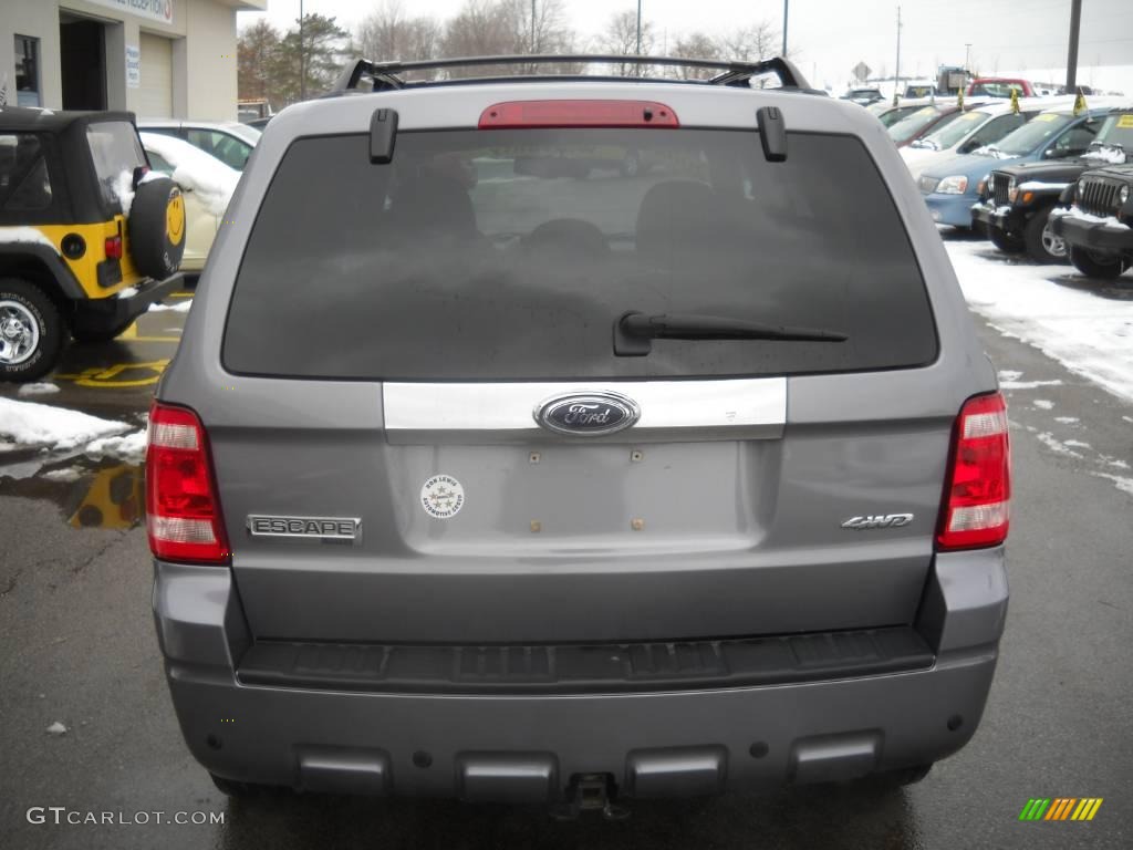 2008 Escape Limited 4WD - Tungsten Grey Metallic / Charcoal photo #3