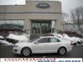 2010 White Platinum Tri-coat Metallic Ford Fusion SE V6  photo #1