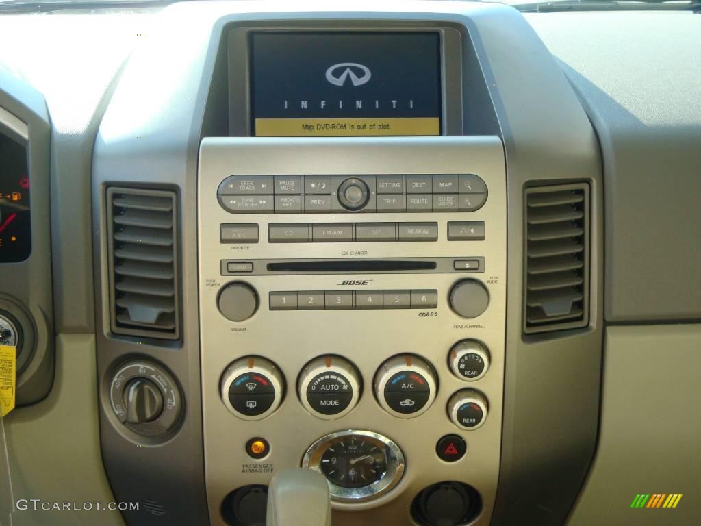 2005 QX 56 4WD - Tuscan Pearl White / Willow photo #40