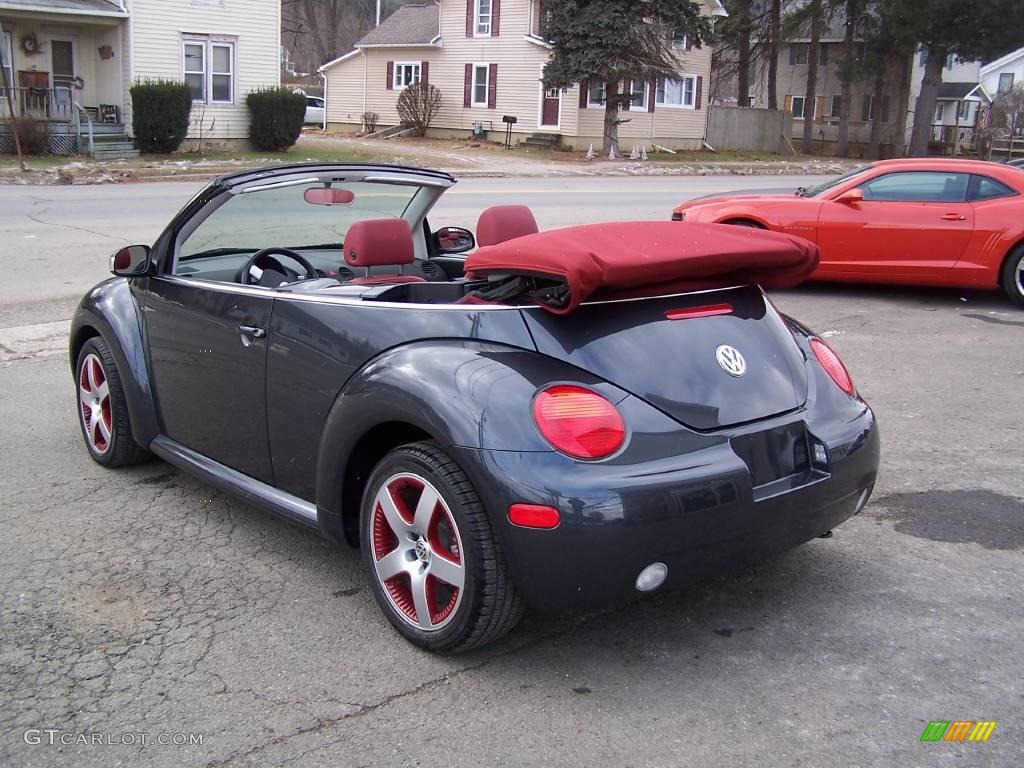 2005 New Beetle Dark Flint Edition Convertible - Dark Flint Metallic / Bordeaux Red photo #5