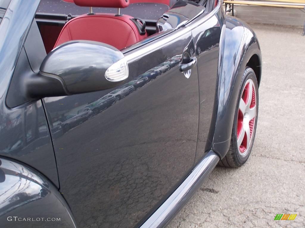 2005 New Beetle Dark Flint Edition Convertible - Dark Flint Metallic / Bordeaux Red photo #12