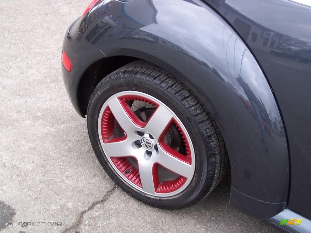 2005 New Beetle Dark Flint Edition Convertible - Dark Flint Metallic / Bordeaux Red photo #37