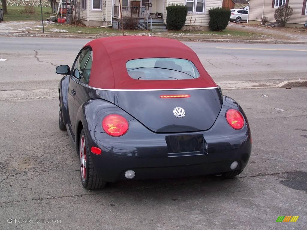 2005 New Beetle Dark Flint Edition Convertible - Dark Flint Metallic / Bordeaux Red photo #41