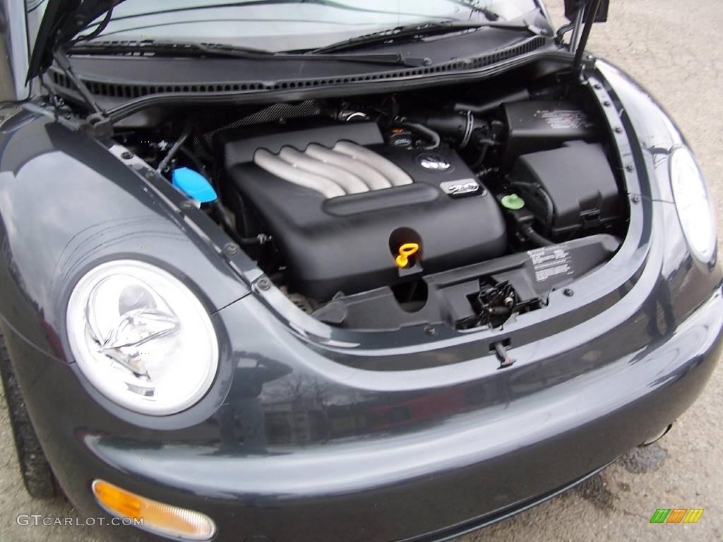 2005 New Beetle Dark Flint Edition Convertible - Dark Flint Metallic / Bordeaux Red photo #46