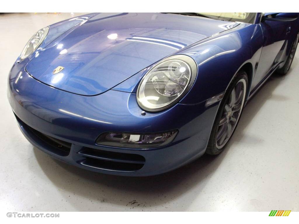 2007 911 Carrera Coupe - Cobalt Blue Metallic / Sand Beige photo #11