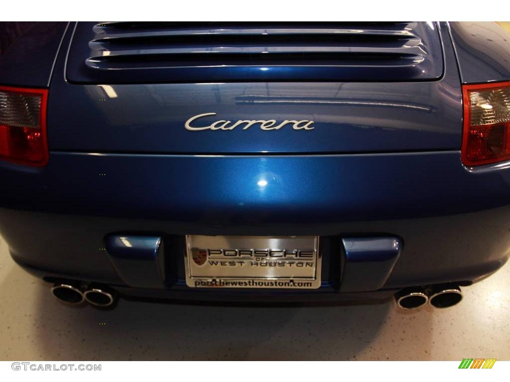 2007 911 Carrera Coupe - Cobalt Blue Metallic / Sand Beige photo #24