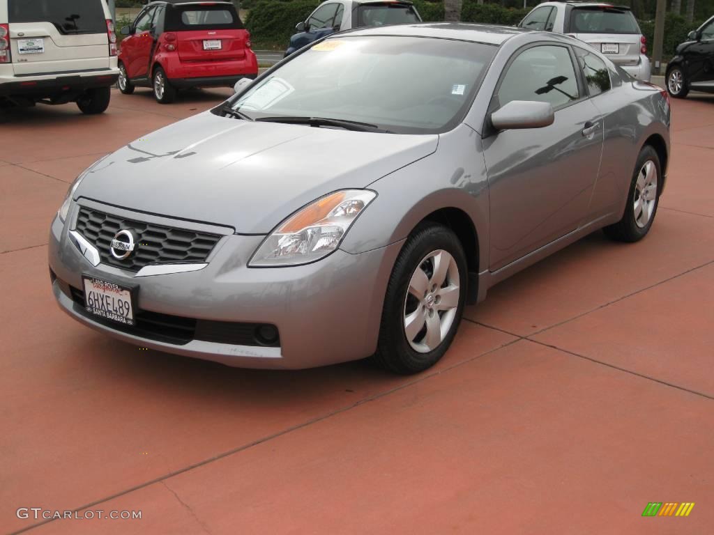 2008 Altima 2.5 S Coupe - Precision Gray Metallic / Charcoal photo #1