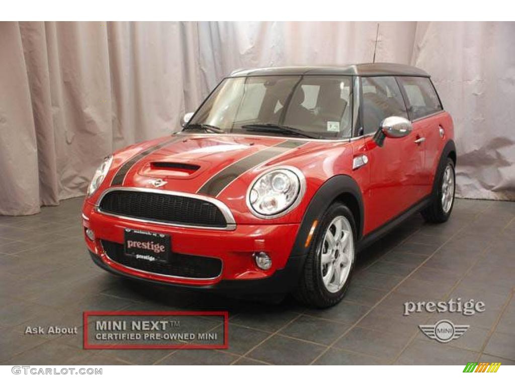 2009 Cooper S Clubman - Chili Red / Black/Rooster Red photo #1