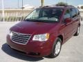 2008 Deep Crimson Crystal Pearlcoat Chrysler Town & Country Touring Signature Series  photo #2