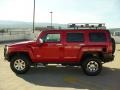 2007 Victory Red Hummer H3   photo #8