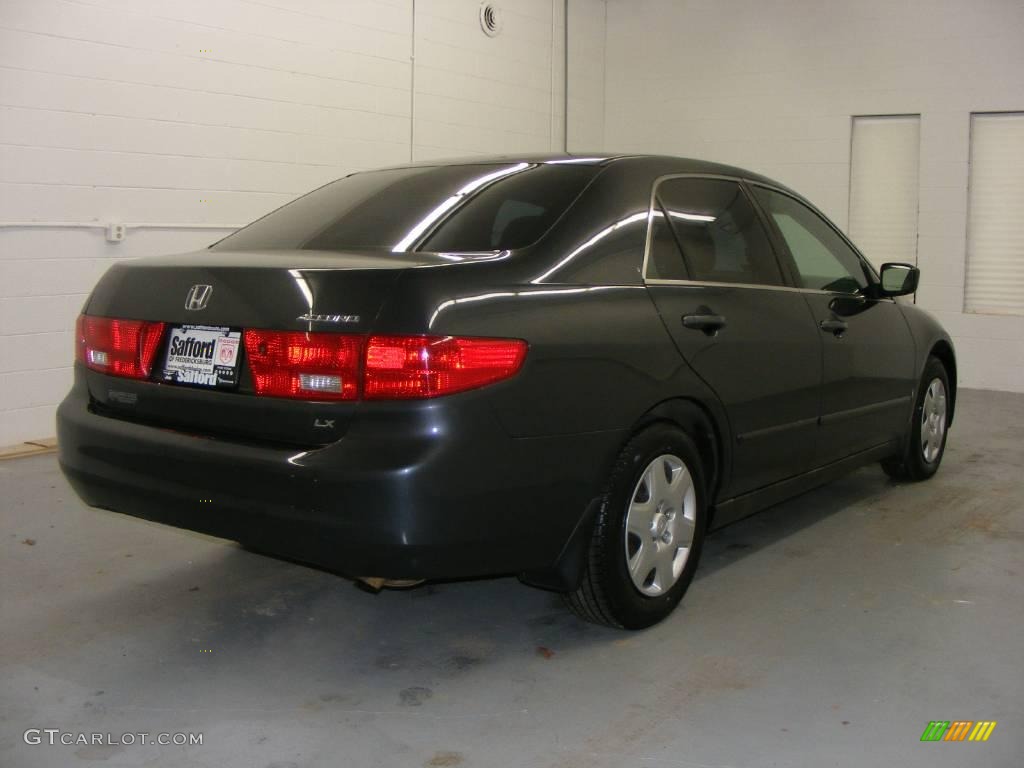 2005 Accord LX Sedan - Graphite Pearl / Gray photo #4