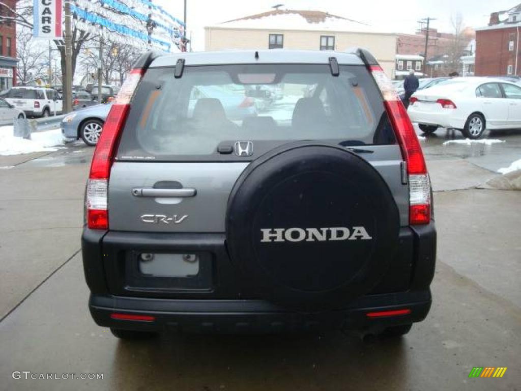2006 CR-V LX 4WD - Pewter Pearl / Black photo #3