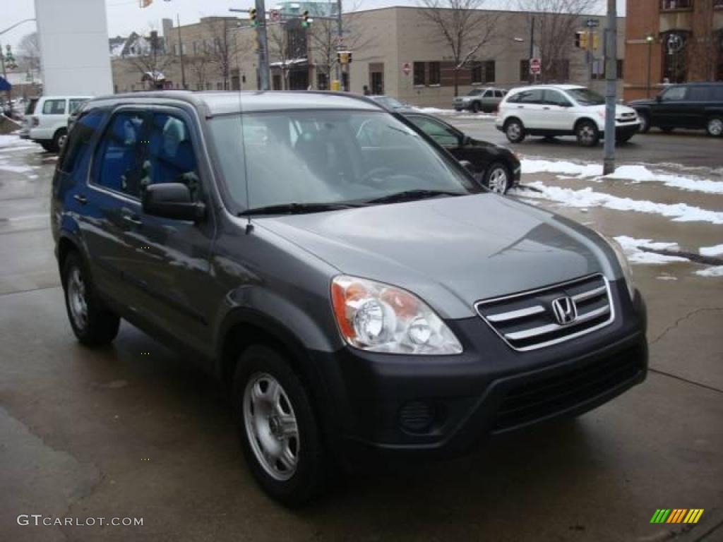 2006 CR-V LX 4WD - Pewter Pearl / Black photo #6