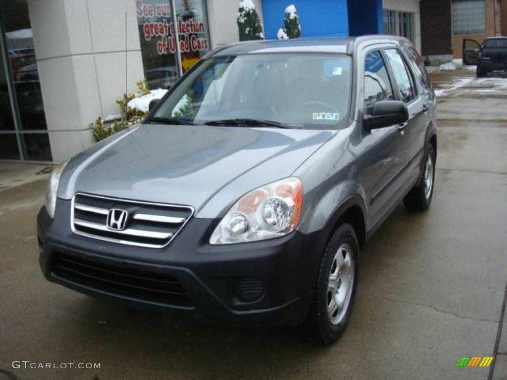 2006 CR-V LX 4WD - Pewter Pearl / Black photo #8