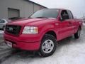 2007 Bright Red Ford F150 XL SuperCab  photo #1